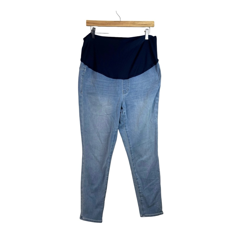 Madewell Maternity Over-the-Belly Roadtripper Jeggings Berrington Wash Size 30